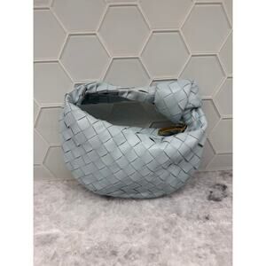 BOTTEGA VENETA  - LIGHT BLUE MINI JODIE BAG